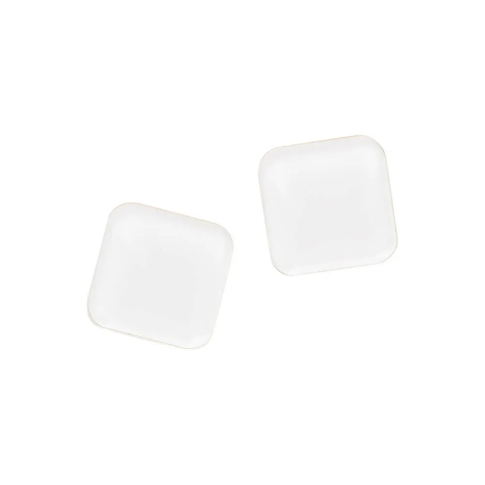 Produktbild för Super Stærke Magneter' akryl hvid 2,5 x 2,5 cm
