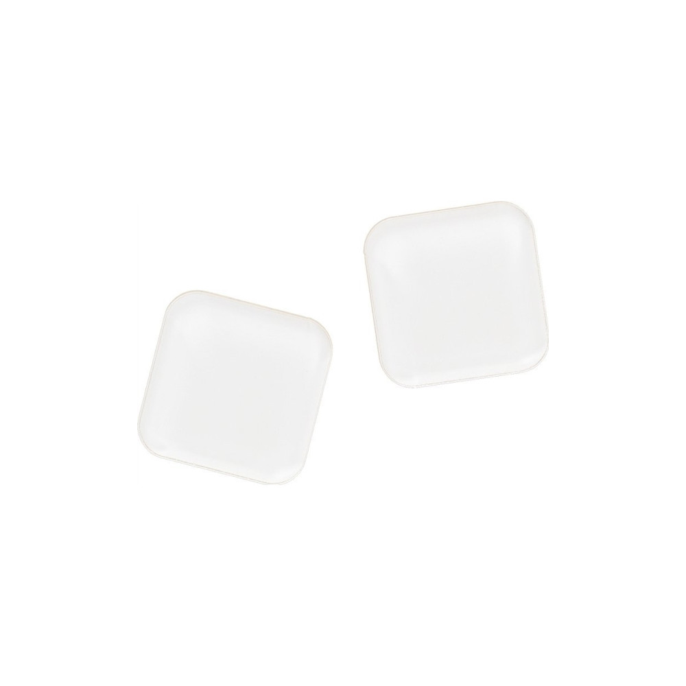 Produktbild för Super Stærke Magneter' akryl hvid 2,5 x 2,5 cm