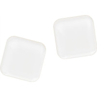 Produktbild för Super Stærke Magneter' akryl hvid 2,5 x 2,5 cm