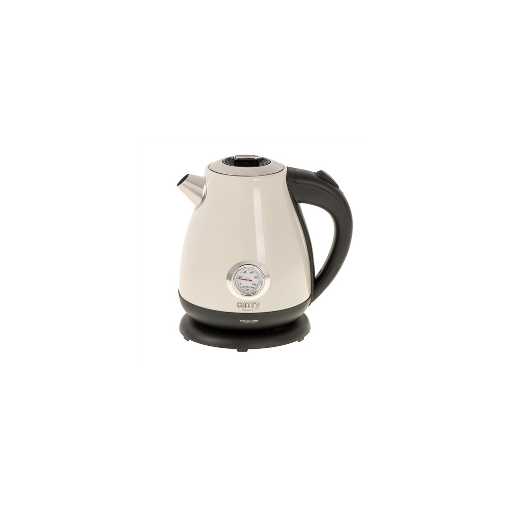 Produktbild för Camry Premium CR 1344C, 1,7 l, 2200 W, Gräddfärgad, Rostfrit...