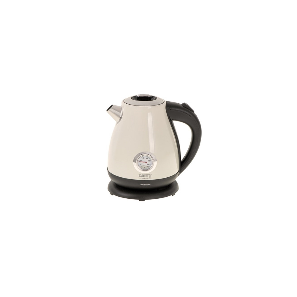 Produktbild för Camry Premium CR 1344C, 1,7 l, 2200 W, Gräddfärgad, Rostfrit...