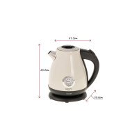 Produktbild för Camry Premium CR 1344C, 1,7 l, 2200 W, Gräddfärgad, Rostfrit...