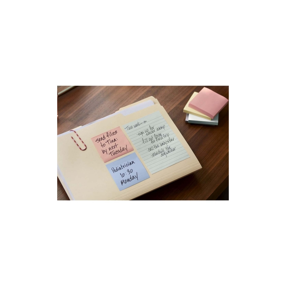 Produktbild för Post-it® Recycled Notes 38mm x 51mm 100 ark pr./blok