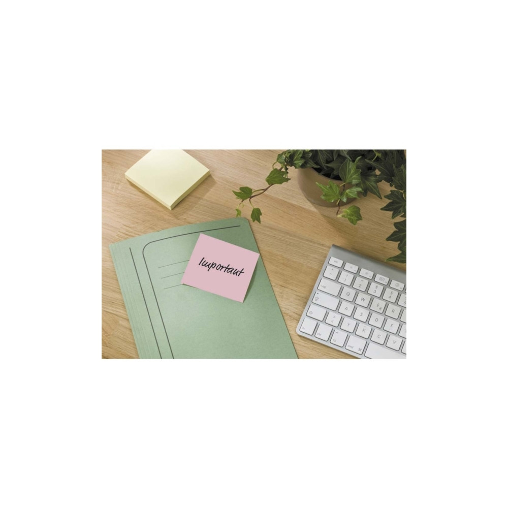 Produktbild för Post-it® Recycled Notes 38mm x 51mm 100 ark pr./blok