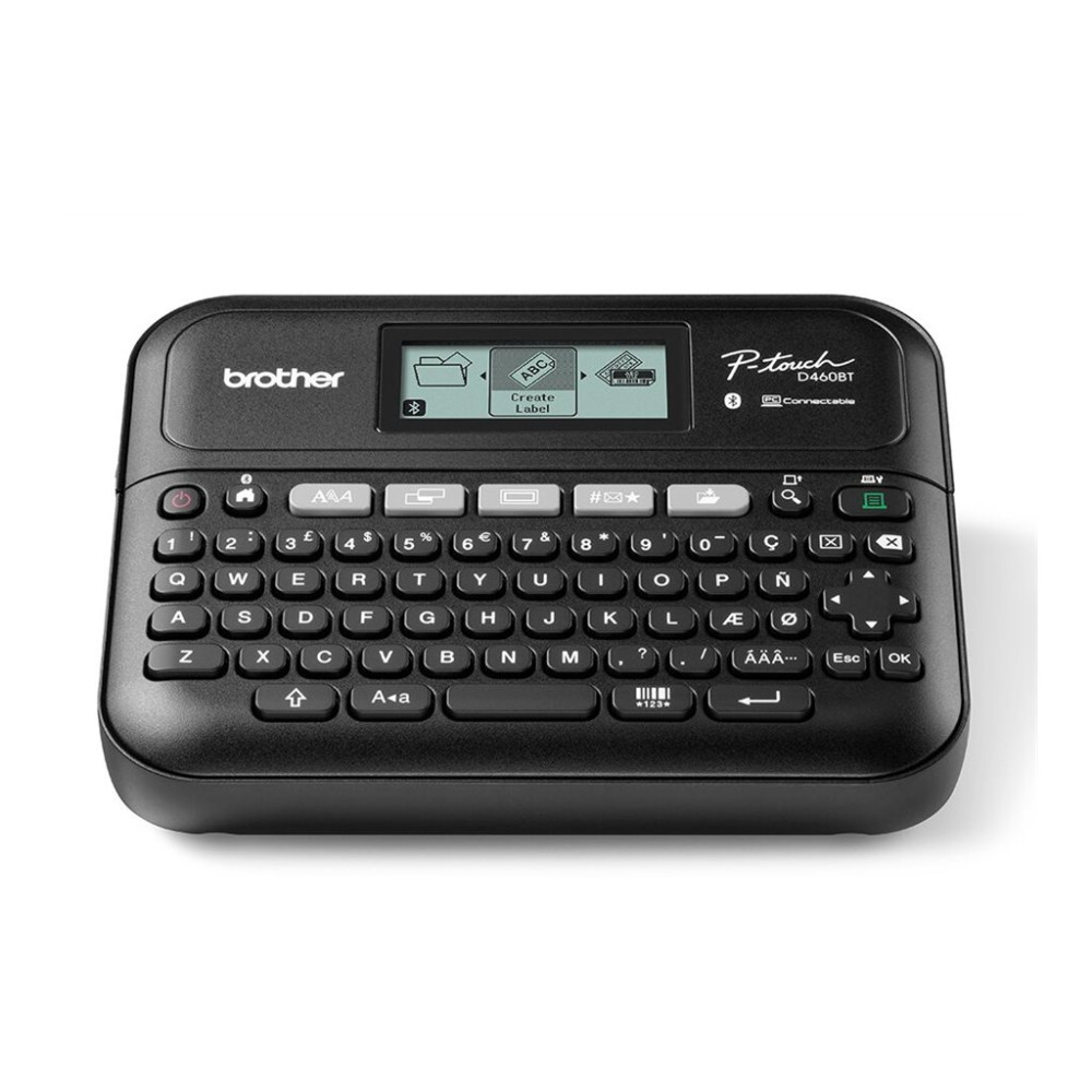Produktbild för Brother P-Touch PT-D460BTVP - etikettskrivare - svartvit - termisk överföring