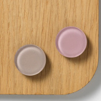 Produktbild för Super Stærke Magneter, Runde, Mix beige/ rose acrylic 2,5 x...