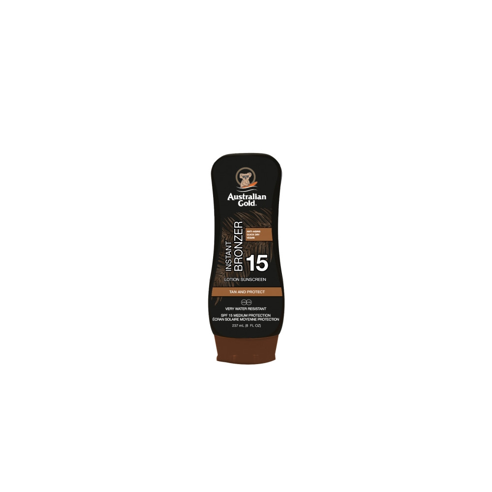 Produktbild för Australian Gold Sunscreen Lotion with Bronzer SP 15