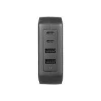 Produktbild för Targus strömadapter - GaN - 2 x USB-C, 2 x 9-stifts USB typ A - 100 watt