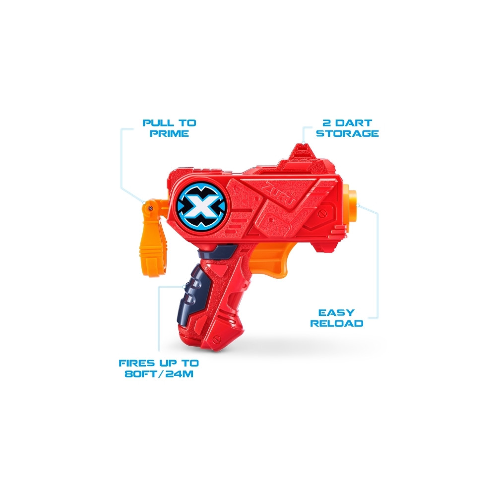 Produktbild för ZURU X-Shot Excel Double Micro Foam Dart Blaster set (8 dart...
