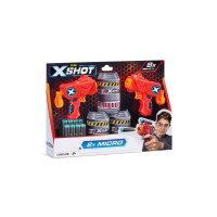Produktbild för ZURU X-Shot Excel Double Micro Foam Dart Blaster set (8 dart...