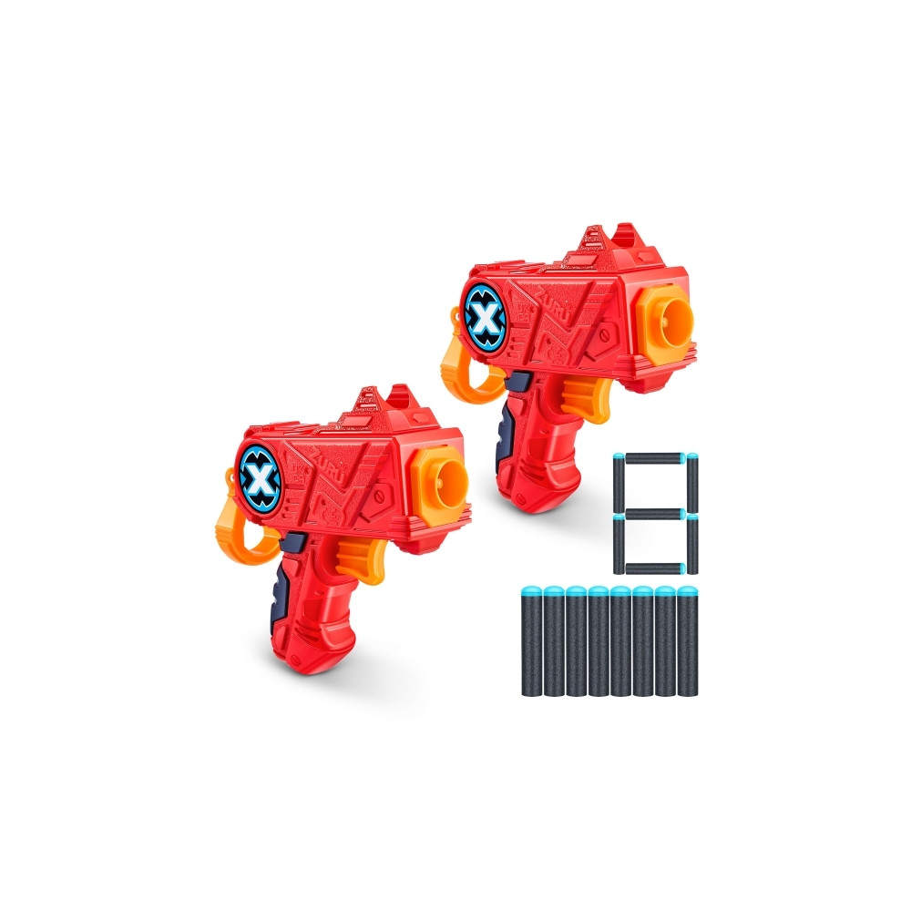 Produktbild för ZURU X-Shot Excel Double Micro Foam Dart Blaster set (8 dart...