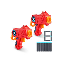 Produktbild för ZURU X-Shot Excel Double Micro Foam Dart Blaster set (8 dart...