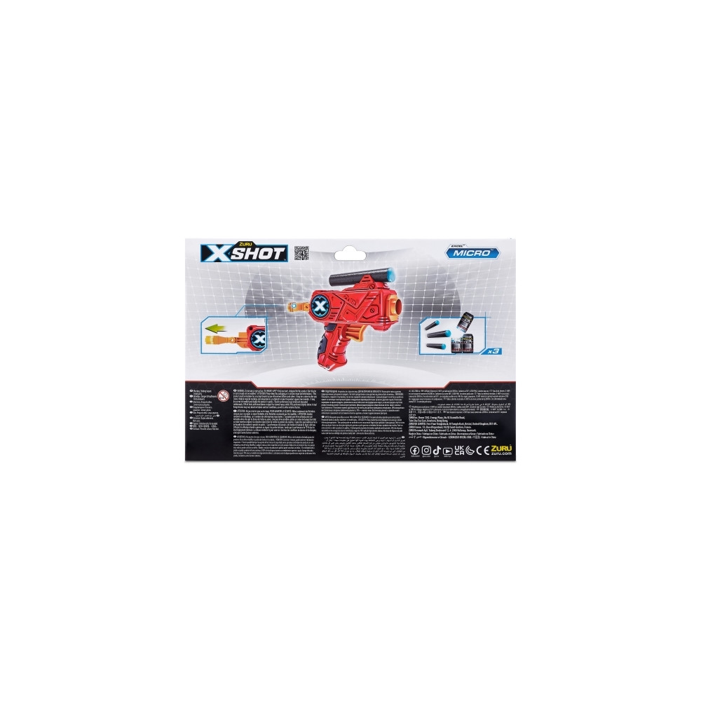 Produktbild för ZURU X-Shot Excel Double Micro Foam Dart Blaster set (8 dart...