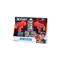 Produktbild för ZURU X-Shot Excel Double Micro Foam Dart Blaster set (8 dart...