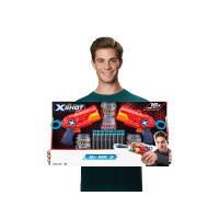 Produktbild för ZURU X-Shot Excel Double Micro Foam Dart Blaster set (8 dart...