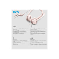 Produktbild för Logitech H390 - headset - USB-A