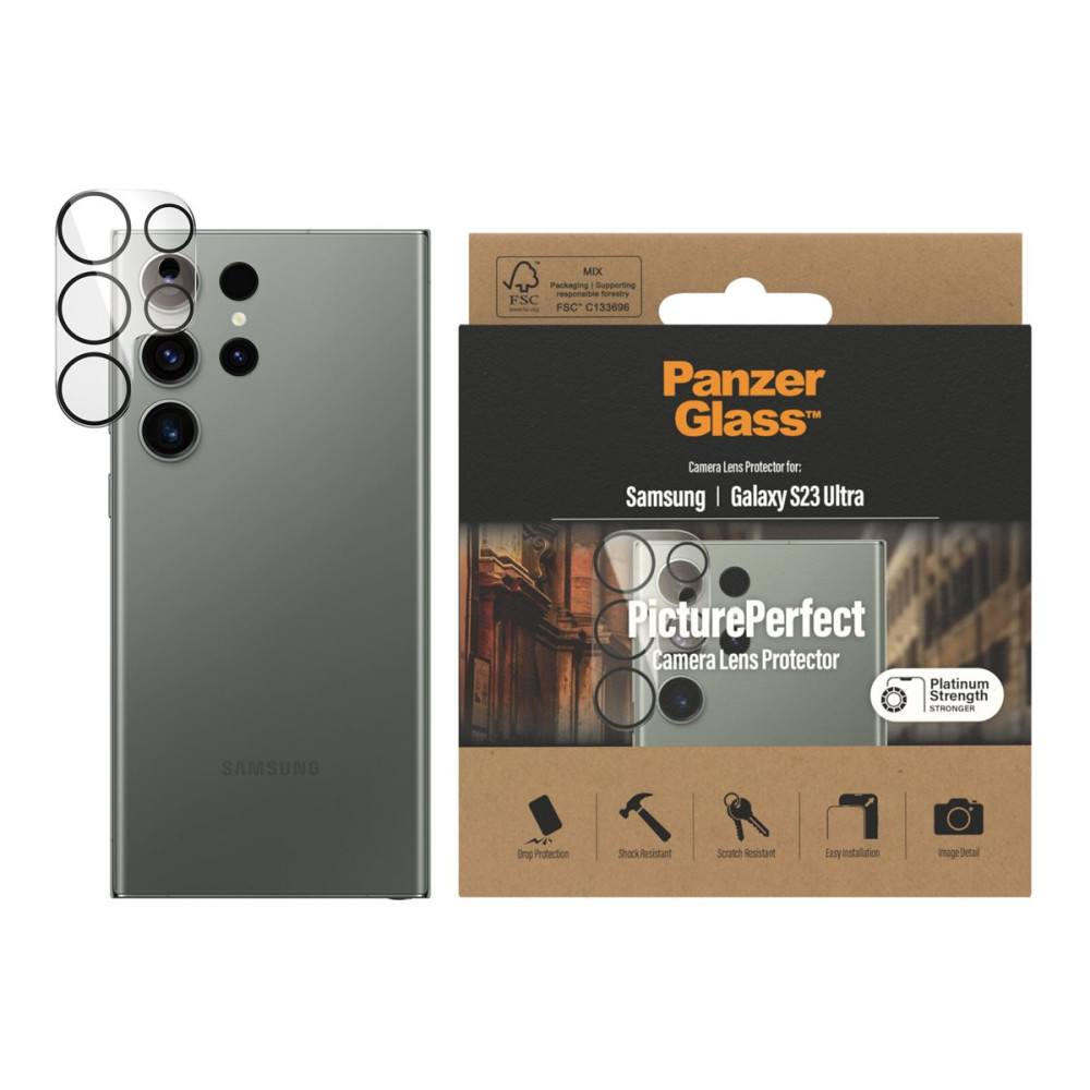 Produktbild för PanzerGlass PicturePerfect - linsskydd för mobiltelefon