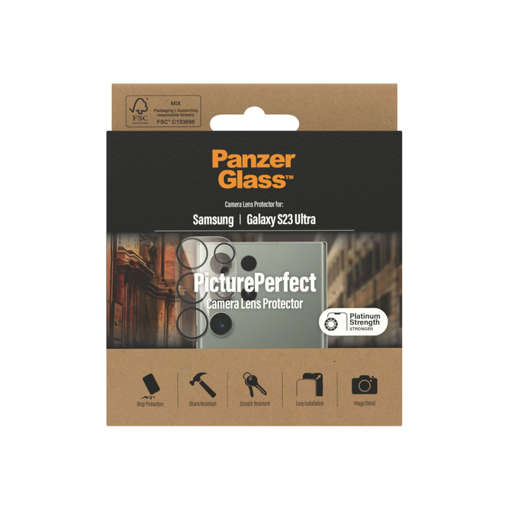 Produktbild för PanzerGlass PicturePerfect - linsskydd för mobiltelefon
