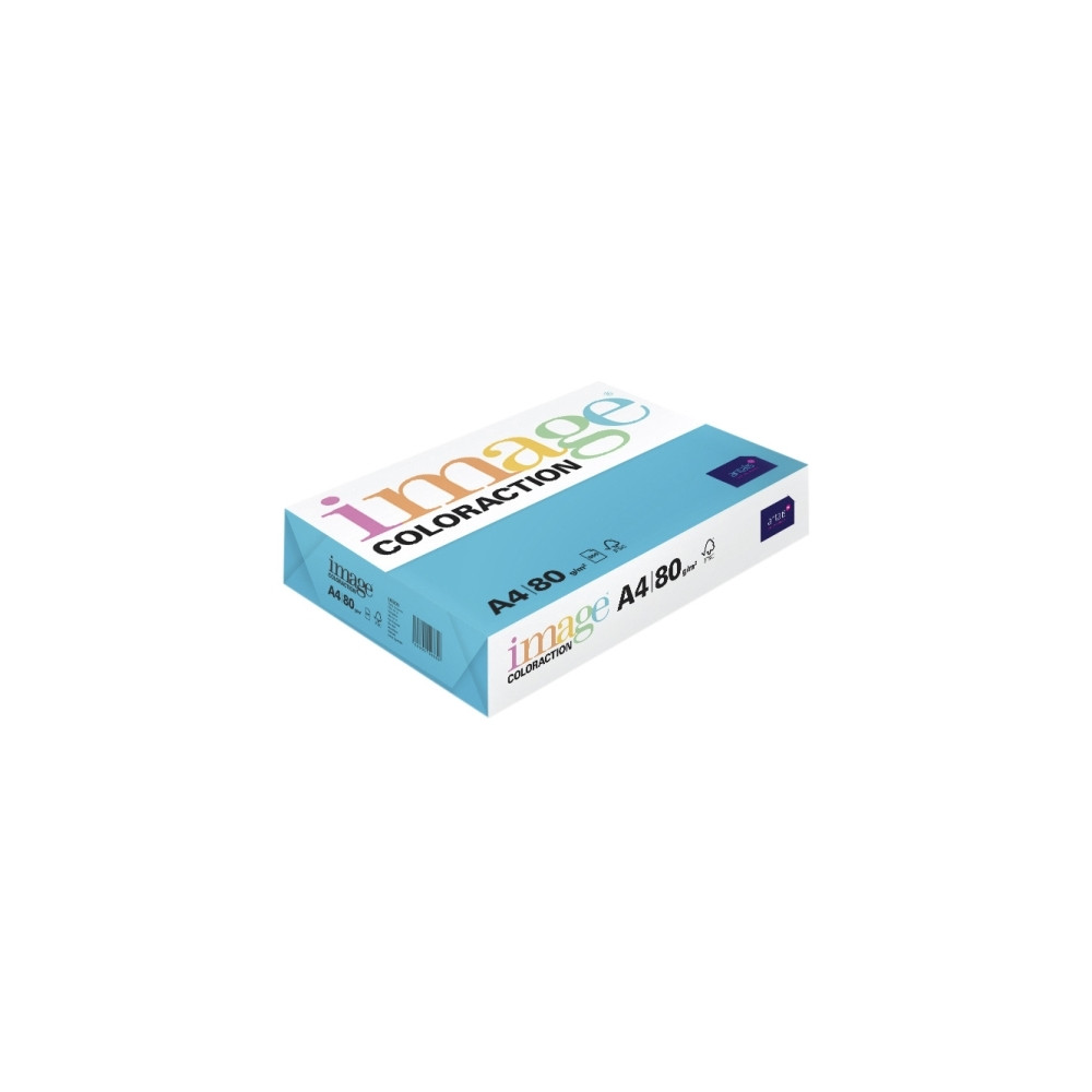 Produktbild för Kopipapir Image Coloraction A4 80g Lisbon Deep Turquoise 500...