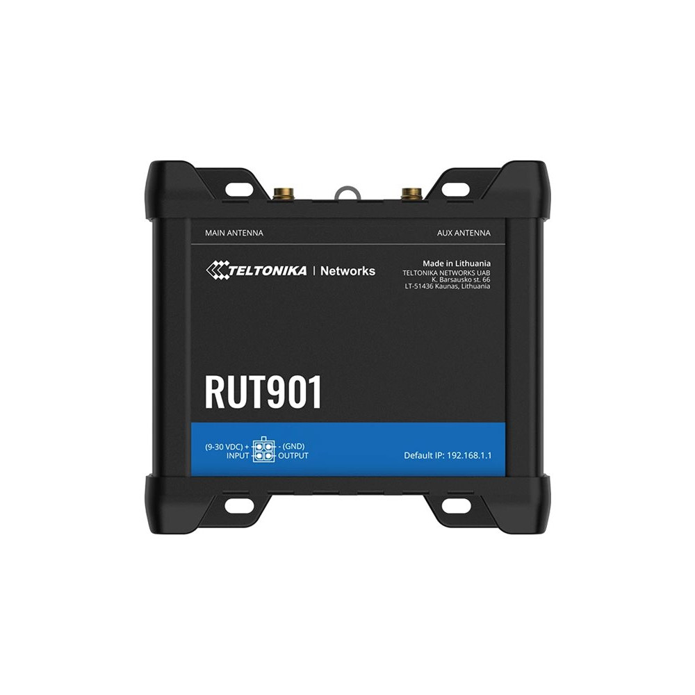 Produktbild för Teltonika RUT901 - trådlös router - Wi-Fi, LTE - DIN-skenmonterbar