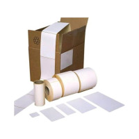 Produktbild för Termoetiket u/tryk hvid ECO 100x150mm 450stk/rul ø25mm m. pe...