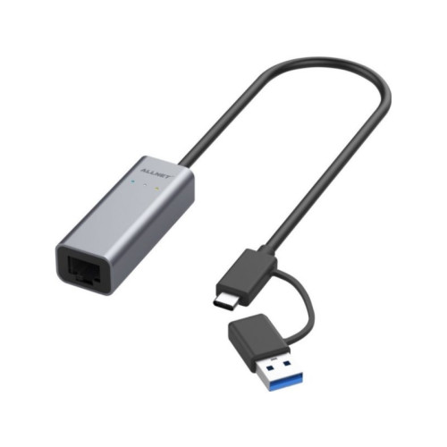ALLNET ALLNET ALL-NC-2.5G-USBC/A USB 3.0 Typ-C till Ethernet-adapte...