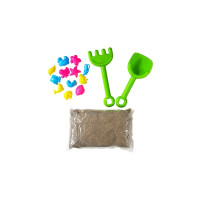 Produktbild för REAL SAND Transportabelt lekset med sandmassa 1,36 kg och ti...