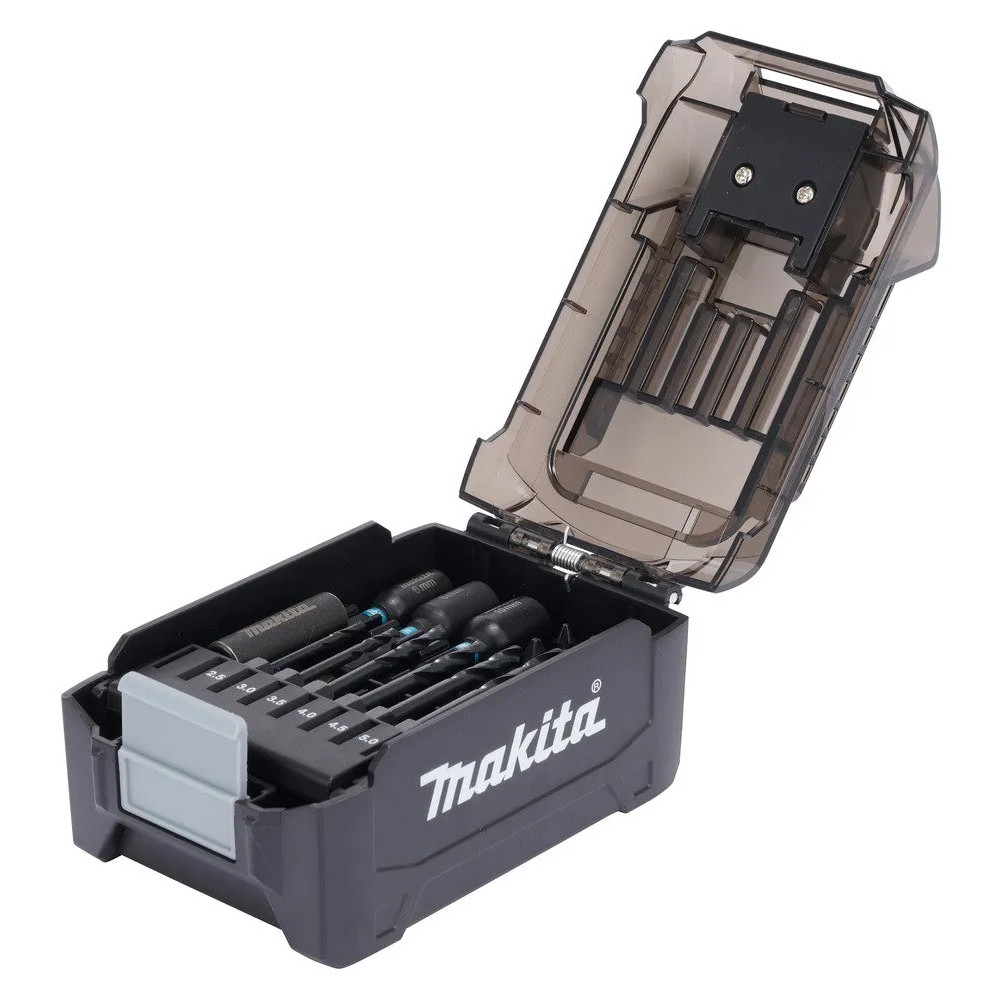 Produktbild för mAKITA E-22850 31-delars sats med vridbara bits och borrkron...