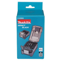 Produktbild för mAKITA E-22850 31-delars sats med vridbara bits och borrkron...