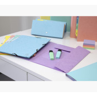 Produktbild för Gummiband Pastelllila 24x32 cm passar A4-ark