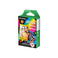 Produktbild för Fujifilm Instax Mini Rainbow färgfilm för snabbframkallning - ISO 800 - 10