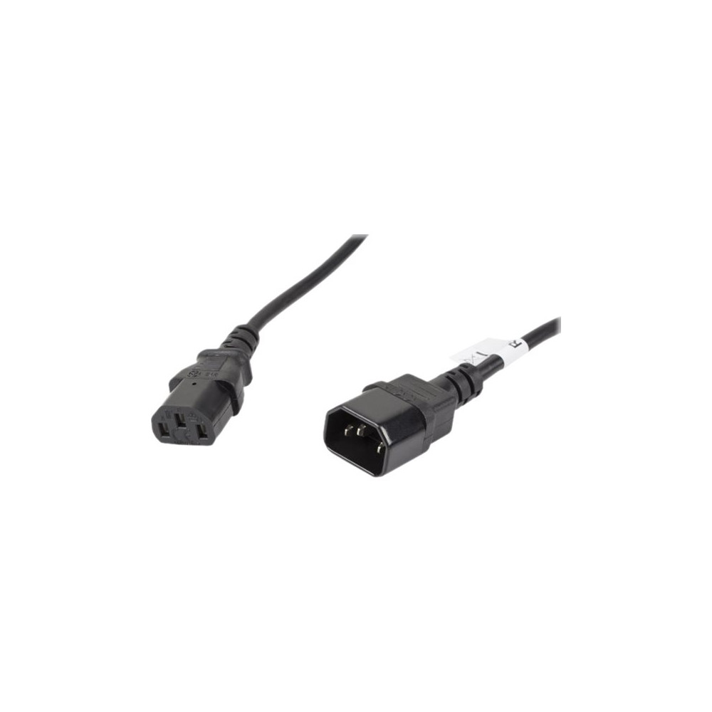Produktbild för Lanberg - strömkabel - power IEC 60320 C13 till IEC 60320 C14 - 5 m