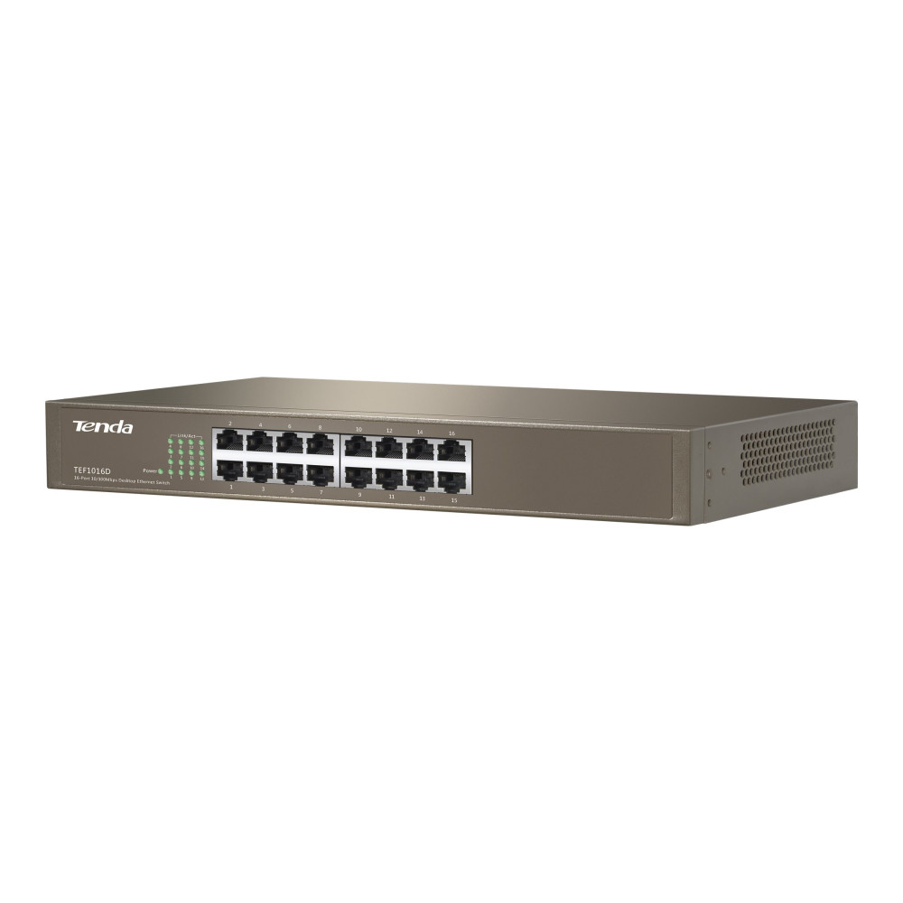 Produktbild för Tenda TEF1016D - switch - 16 portar - rackmonterbar