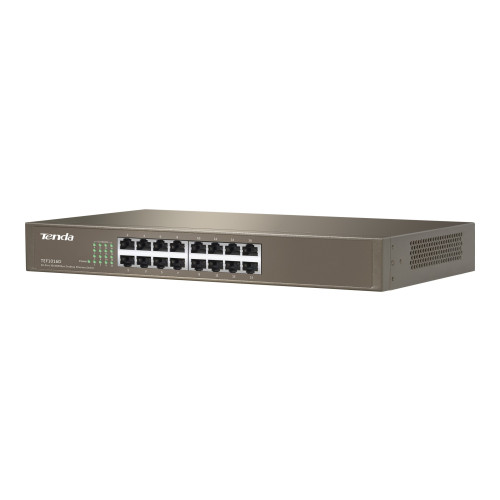 TENDA Tenda TEF1016D - switch - 16 portar - rackmonterbar