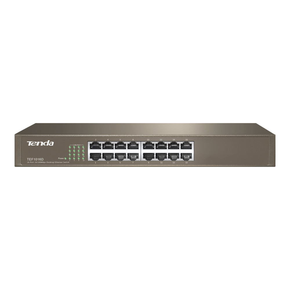 Produktbild för Tenda TEF1016D - switch - 16 portar - rackmonterbar
