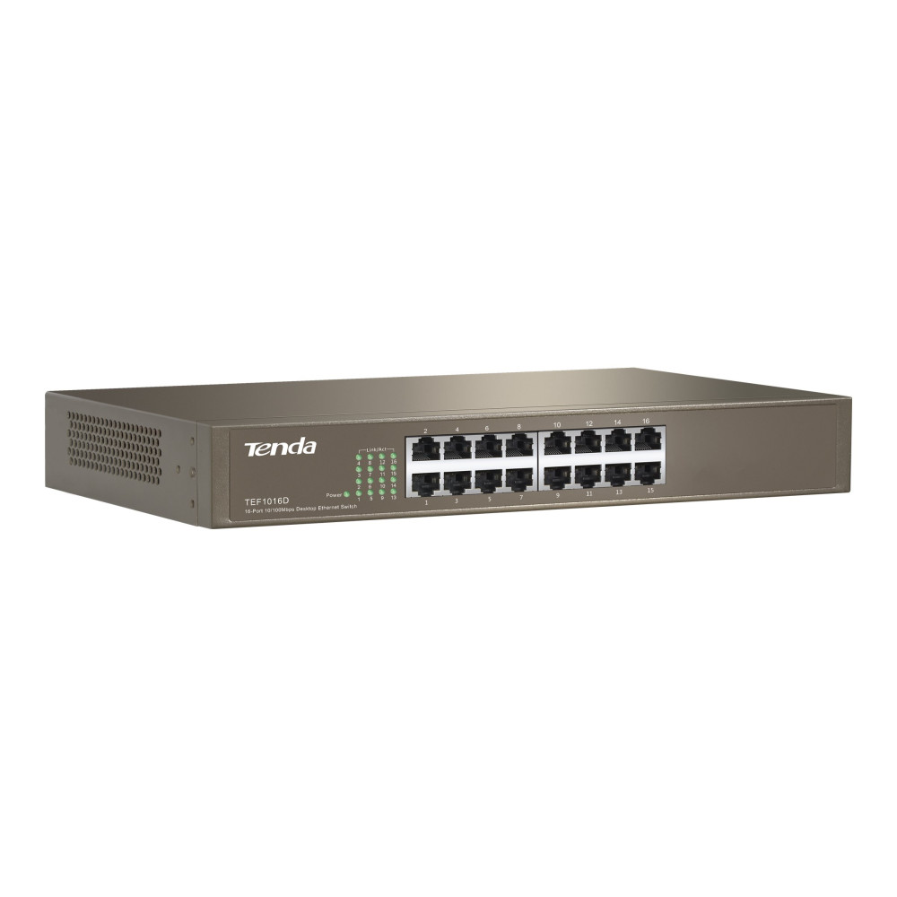 Produktbild för Tenda TEF1016D - switch - 16 portar - rackmonterbar