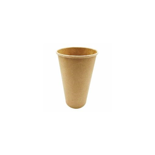 Multi Engångsmugg kaffe Pap Ø90x137mm 40cl 16oz single wall brun,...
