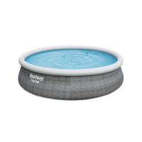 Produktbild för Bestway Fast Set Pool Set 457 x 107 cm med pump och stege 12...