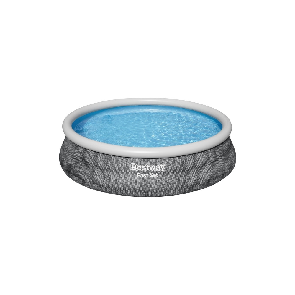 Produktbild för Bestway Fast Set Pool Set 457 x 107 cm med pump och stege 12...