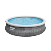 Produktbild för Bestway Fast Set Pool Set 457 x 107 cm med pump och stege 12...