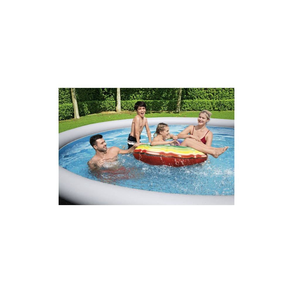 Produktbild för Bestway Fast Set Pool Set 457 x 107 cm med pump och stege 12...
