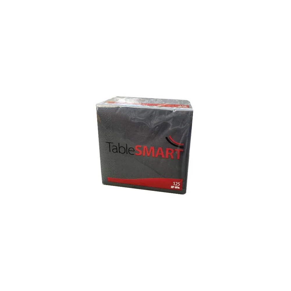 Produktbild för Serviet TableSMART 33x33 cm 3-lag sort