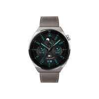 Produktbild för Huawei Watch GT 3 Pro - titan - smart klocka med rem - grå