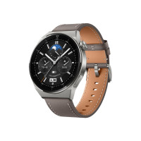Produktbild för Huawei Watch GT 3 Pro - titan - smart klocka med rem - grå