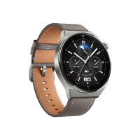 Produktbild för Huawei Watch GT 3 Pro - titan - smart klocka med rem - grå
