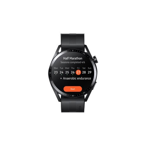Huawei Huawei Watch GT 3 Active Edition - svart stål - smart klocka med rem - svart - 4 GB