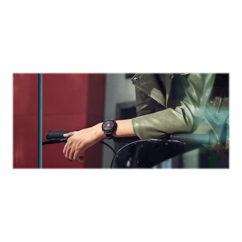 Produktbild för Huawei Watch GT 3 Active Edition - svart stål - smart klocka med rem - svart - 4 GB