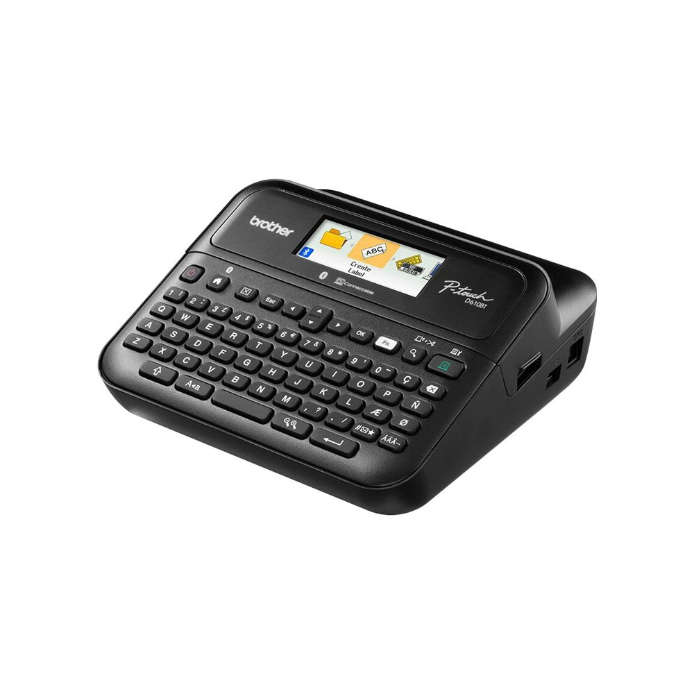 Produktbild för Brother P-Touch PT-D610BTVP - etikettskrivare - svartvit - termisk överföring