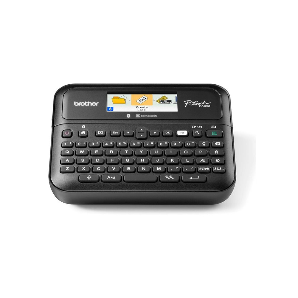 Produktbild för Brother P-Touch PT-D610BTVP - etikettskrivare - svartvit - termisk överföring