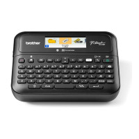 Produktbild för Brother P-Touch PT-D610BTVP - etikettskrivare - svartvit - termisk överföring